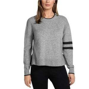 Johnny Was Calme Stripe Wool & Cashmere-Blend Pullover Women's Size Large